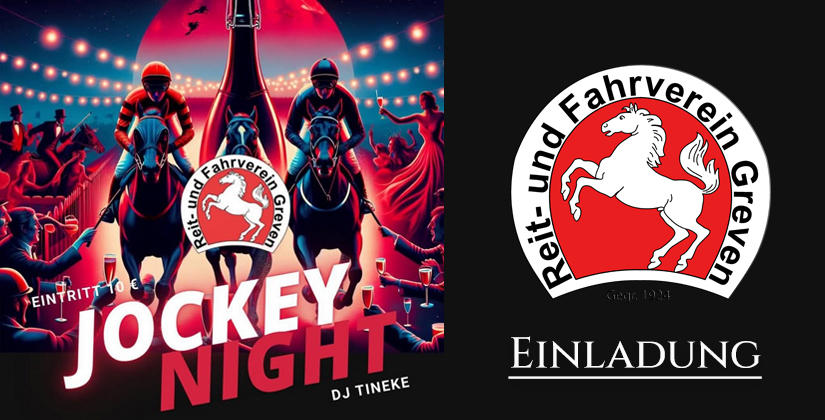Einladung zur Jockeynight